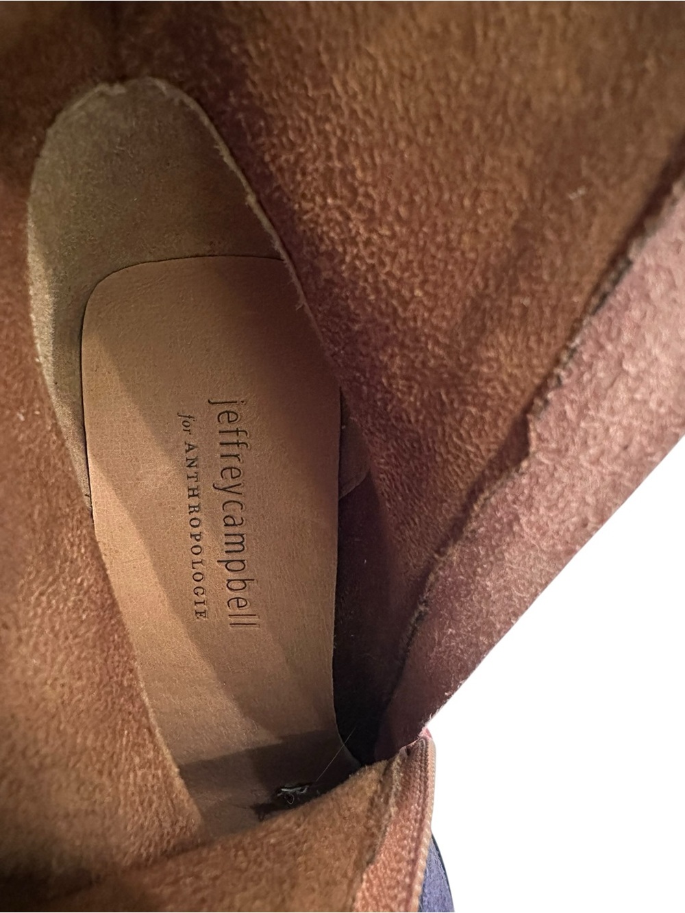 Jeffrey Campbell Anthropologie Lightspeed patchwork boots size 7 - Picture 10 of 11